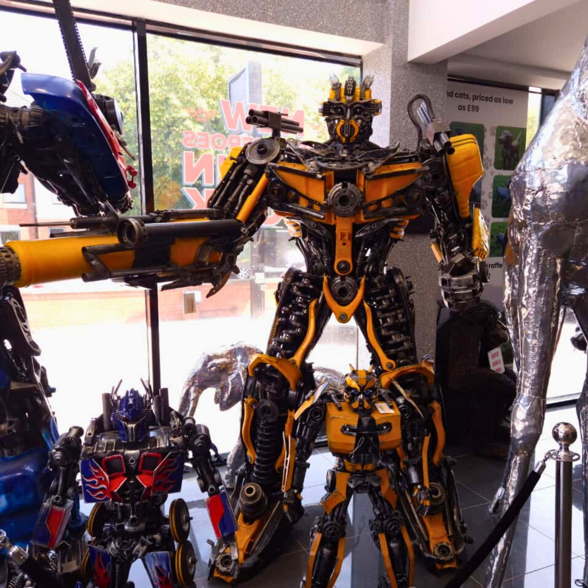 Bumblebee - Life Size Metal Sculpture