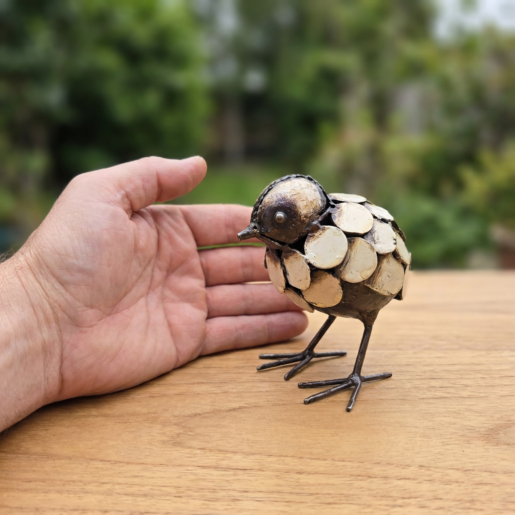 Chick Metal Sculpture