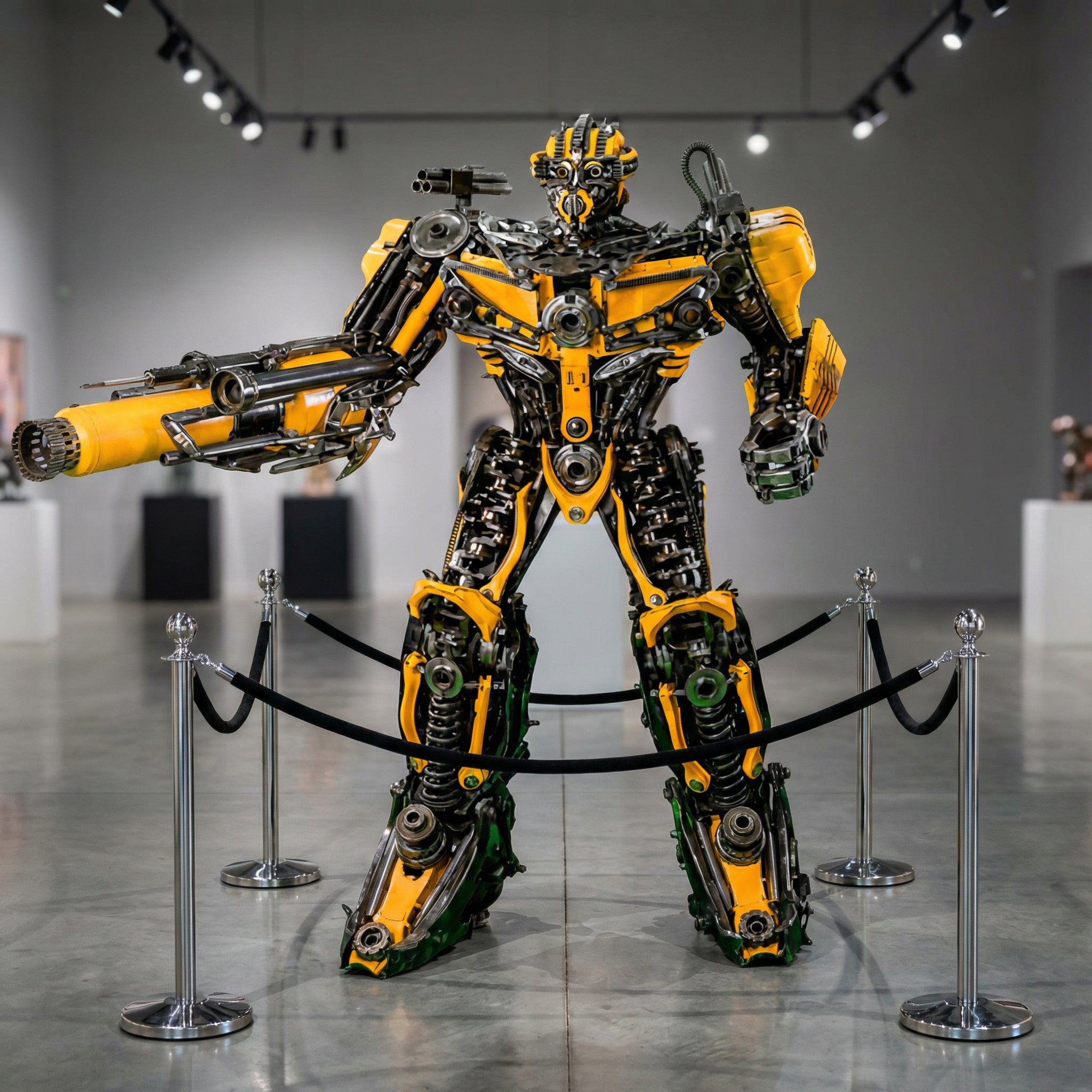 Bumblebee - Life Size Metal Sculpture