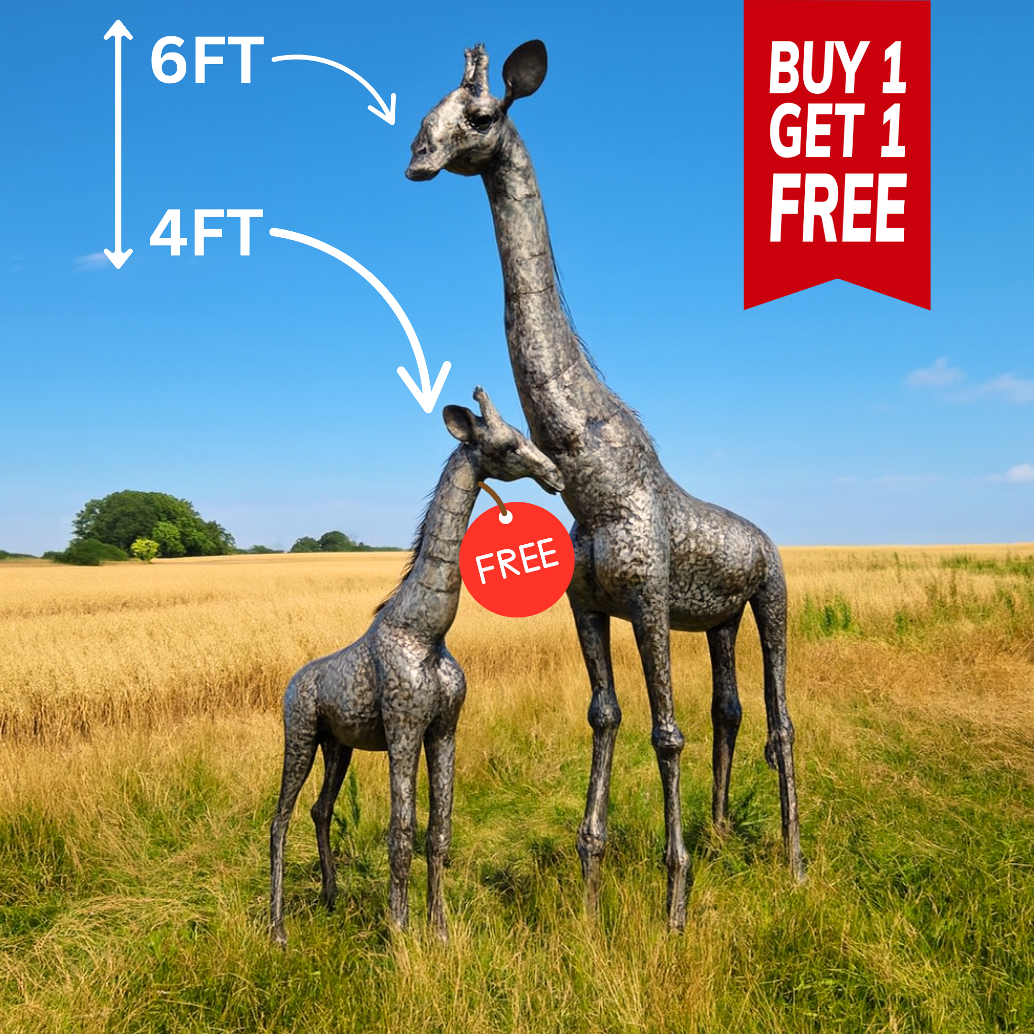 Giraffe Sculpture Bundle - Special Offer