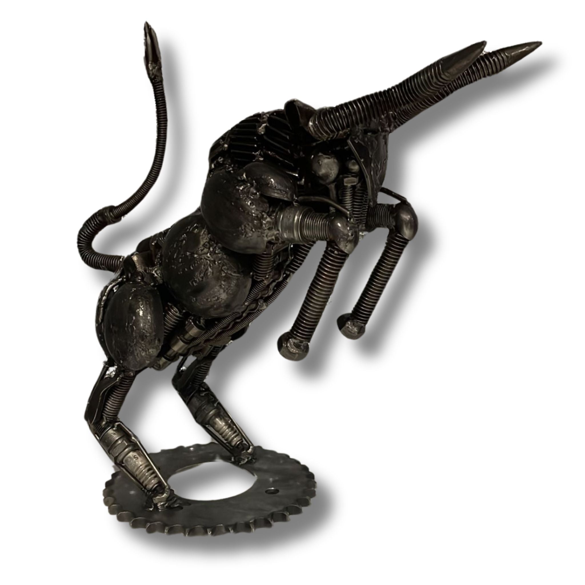 Metal Bull Sculpture