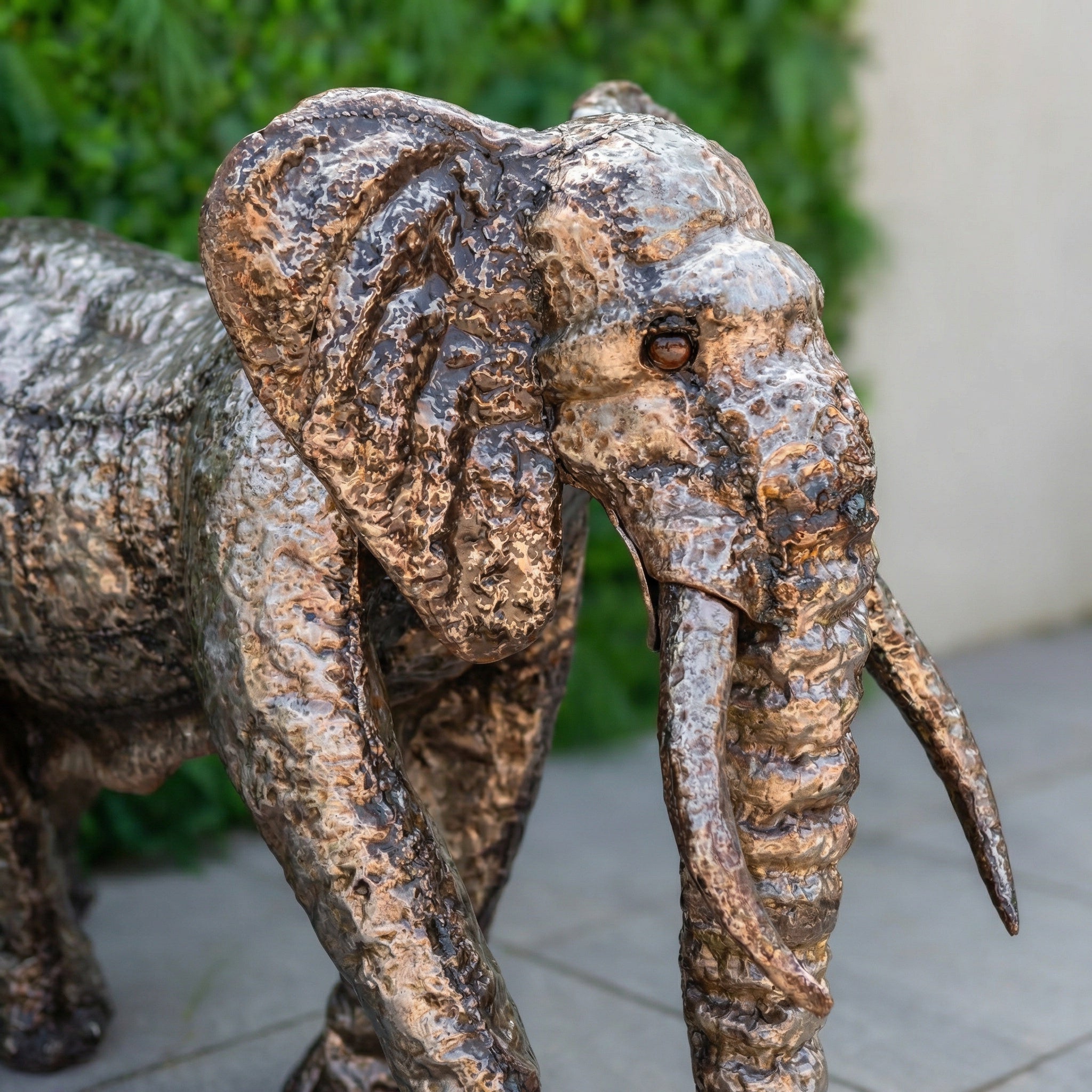 Elephant Metal Sculpture 4ft