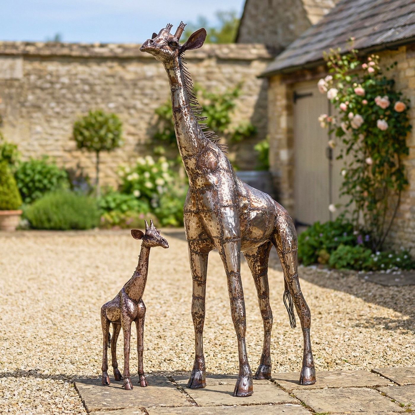 6ft + 2ft Giraffe Sculpture Bundle
