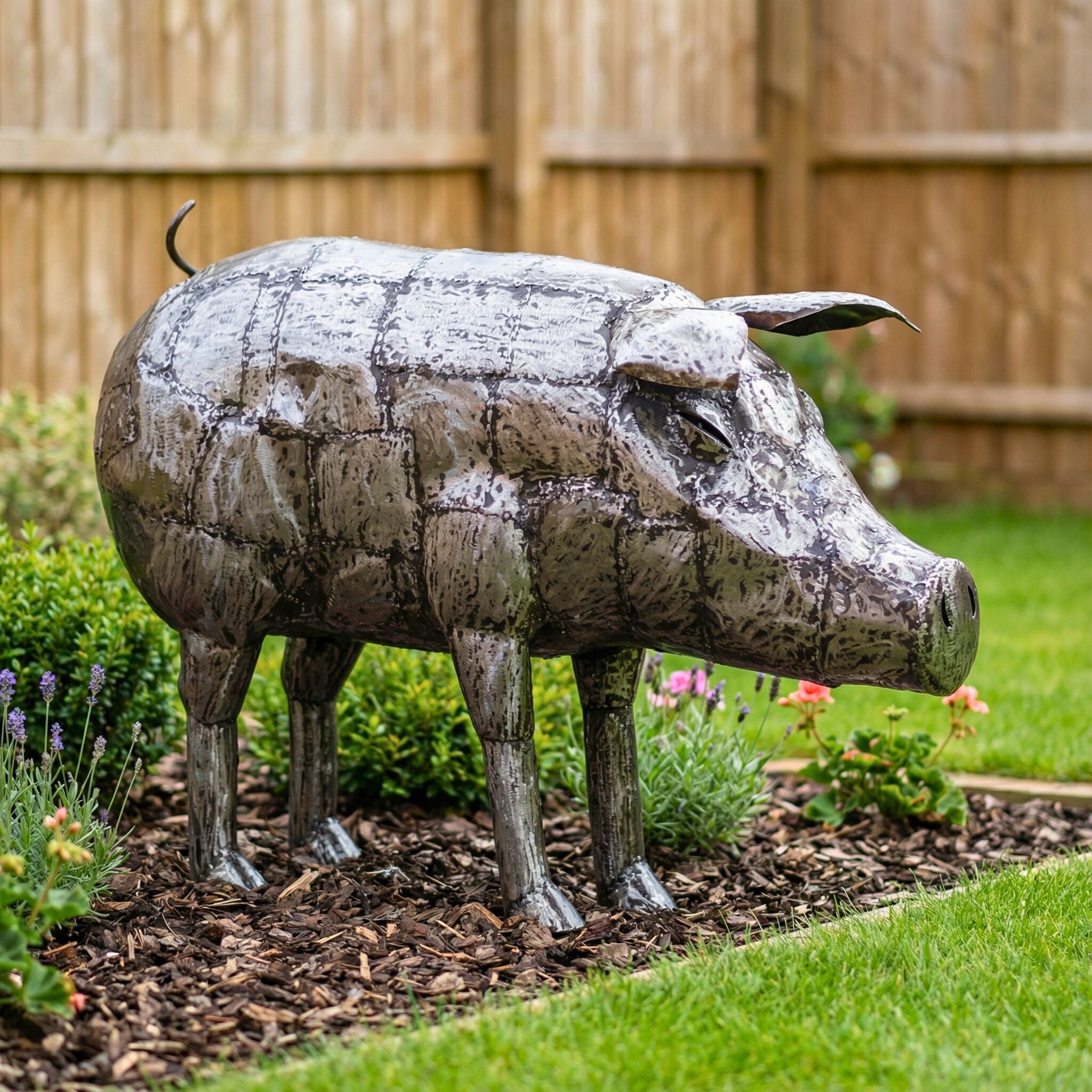 Pig Metal Sculpture