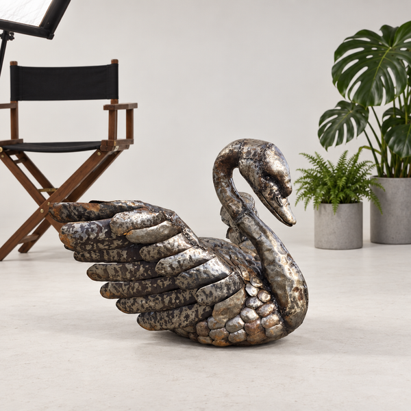 Swan Sculpture - Wings Out
