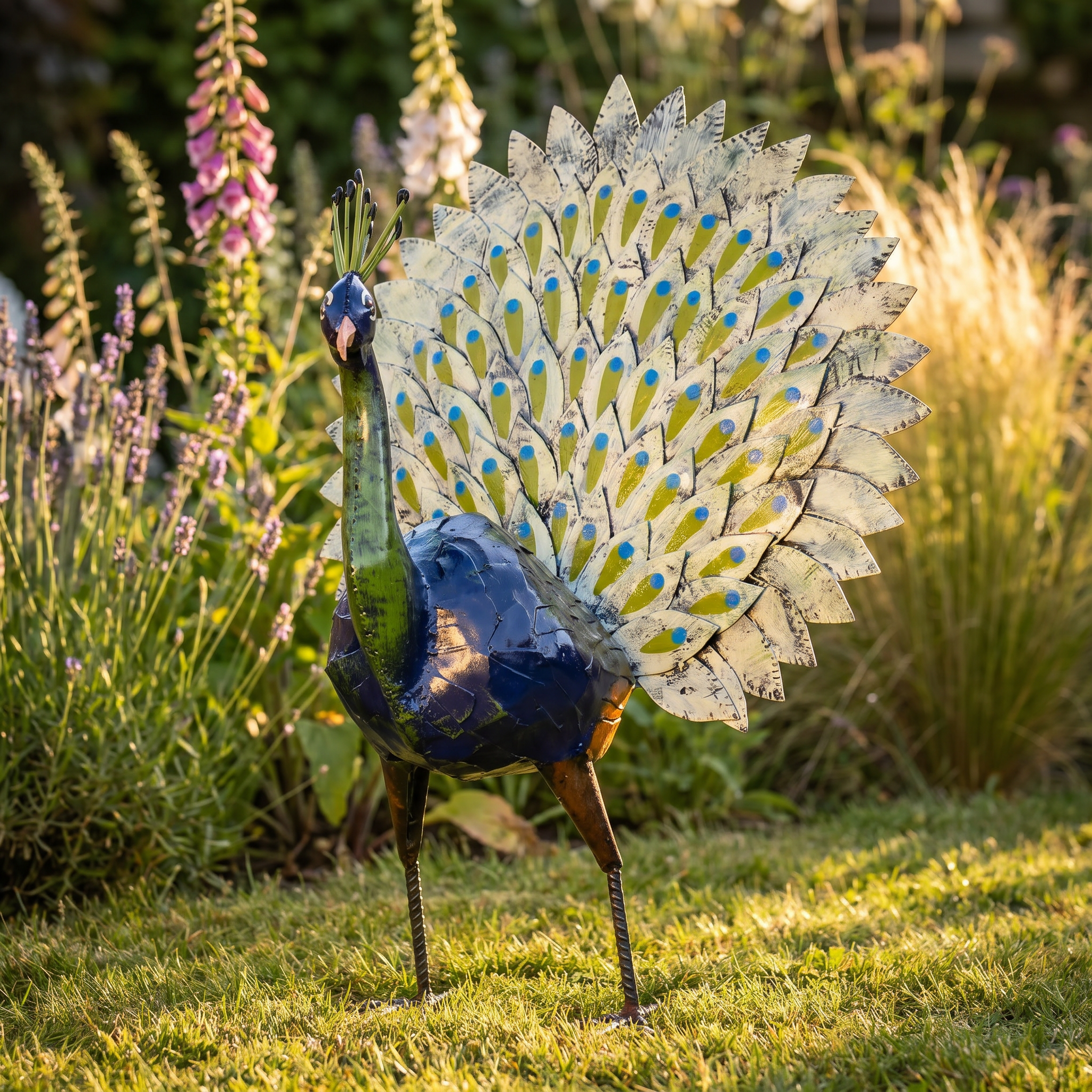 Peacock Metal Sculptures