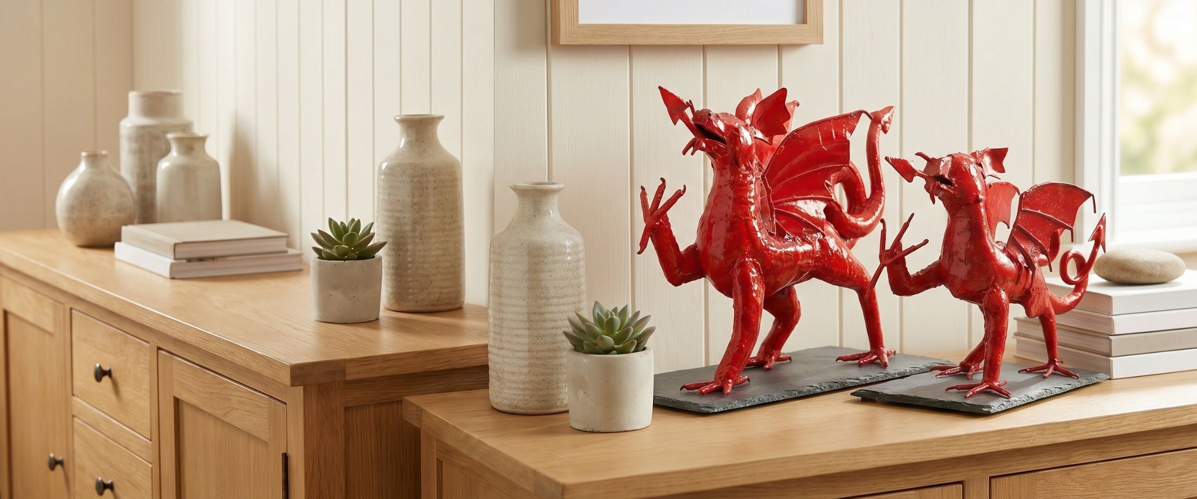 Pangea Welsh Dragon sculpture