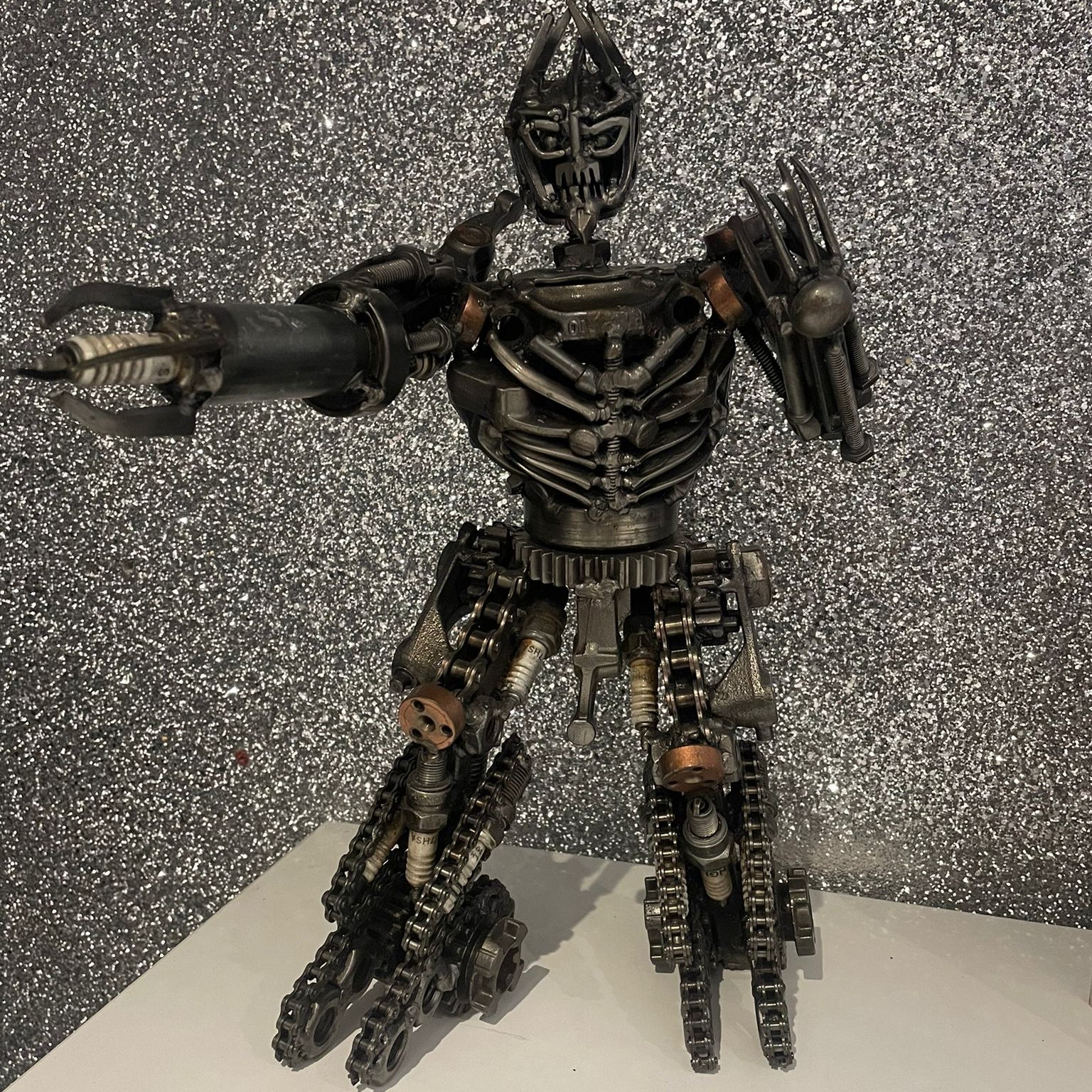 Megatron Metal Sculpture