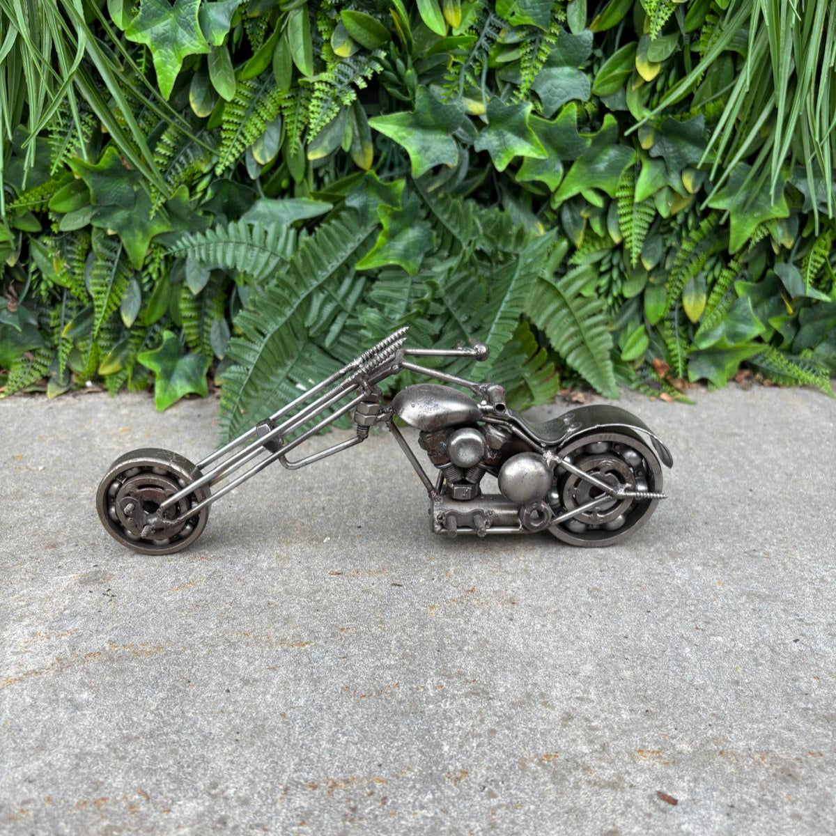 Motorcycle - Small Metal Sculpture