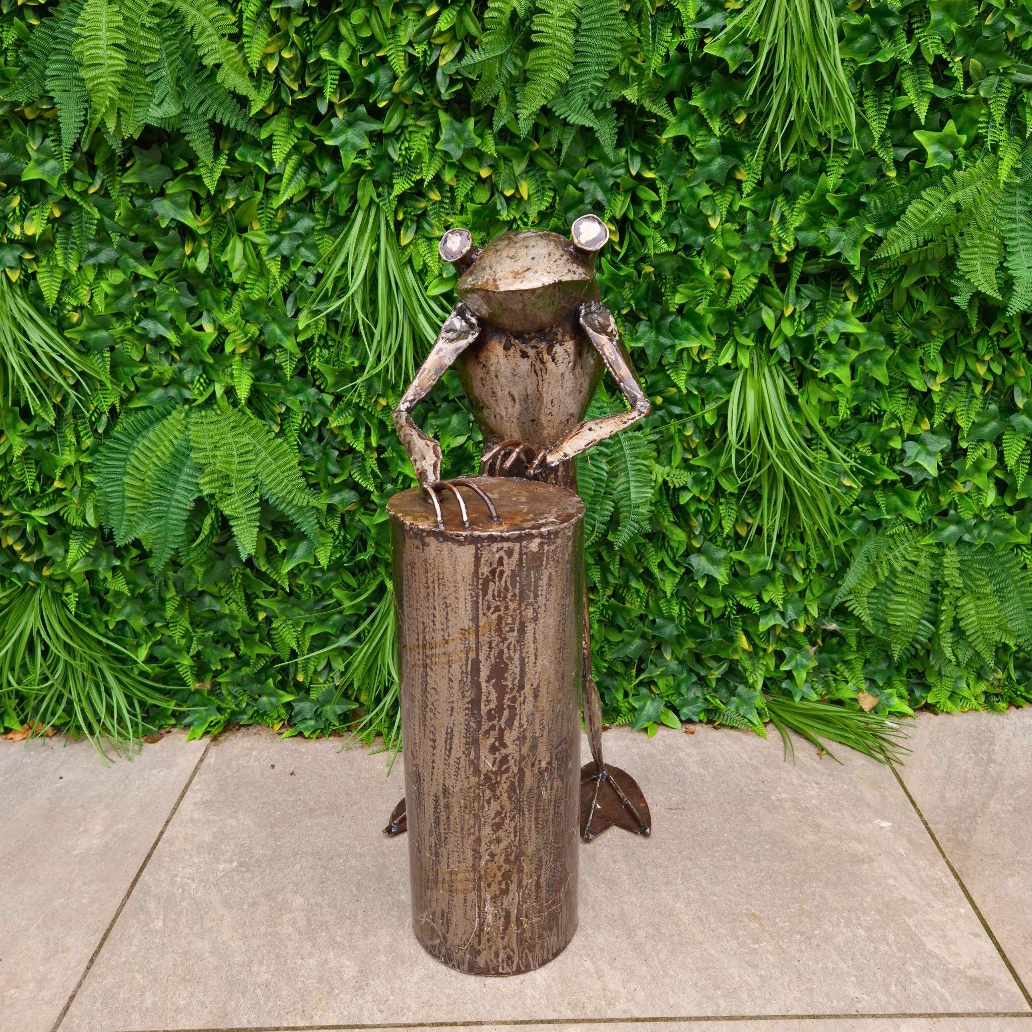 Bongos Frog Metal Sculptures - Pangea Sculptures