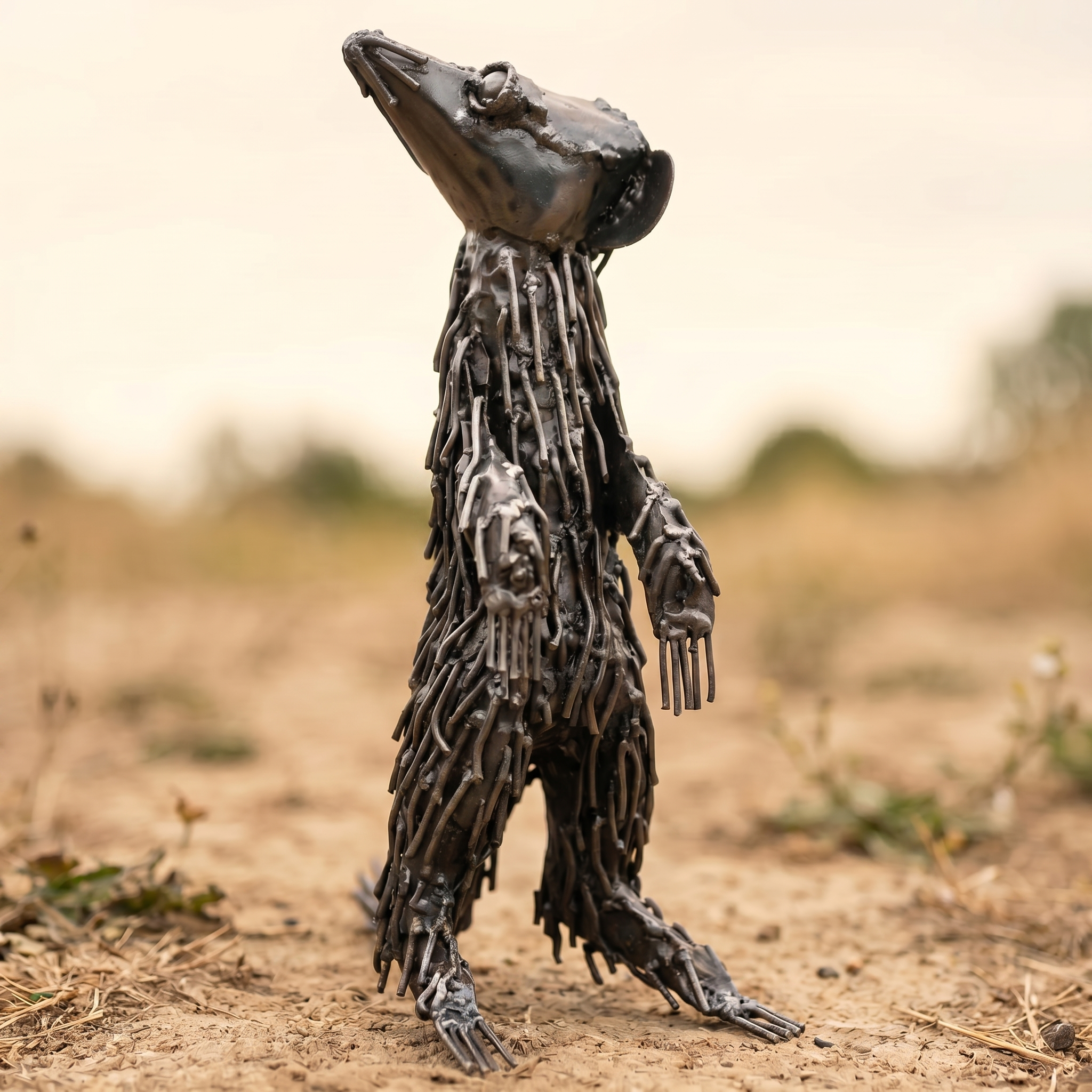 Meerkat Metal Sculpture