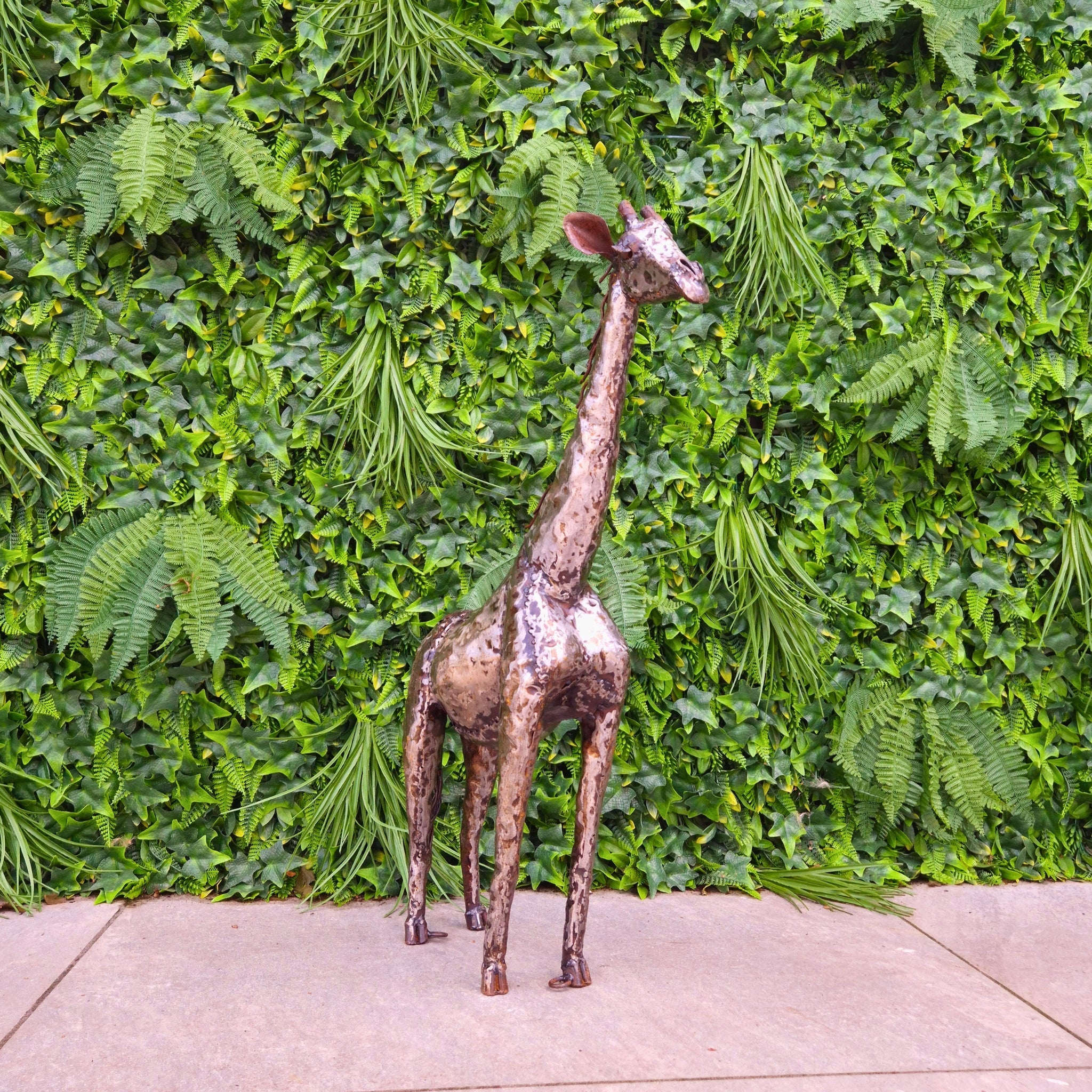 Giraffe Metal Sculpture 2.5ft - Pangea Sculptures