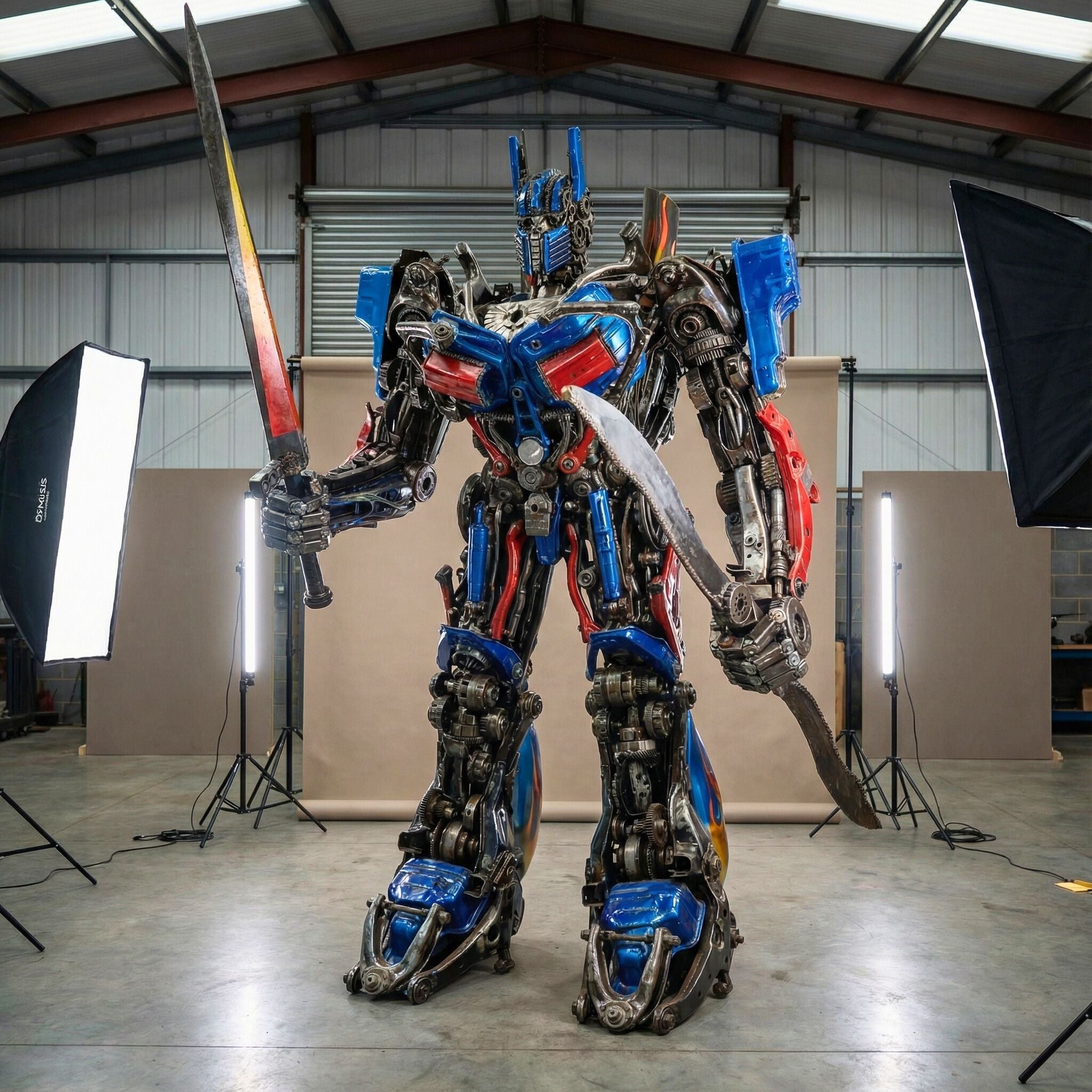 Optimus Prime - Life Size Metal Sculpture