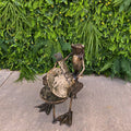Piano Frog Metal Sculptures - Pangea Sculptures