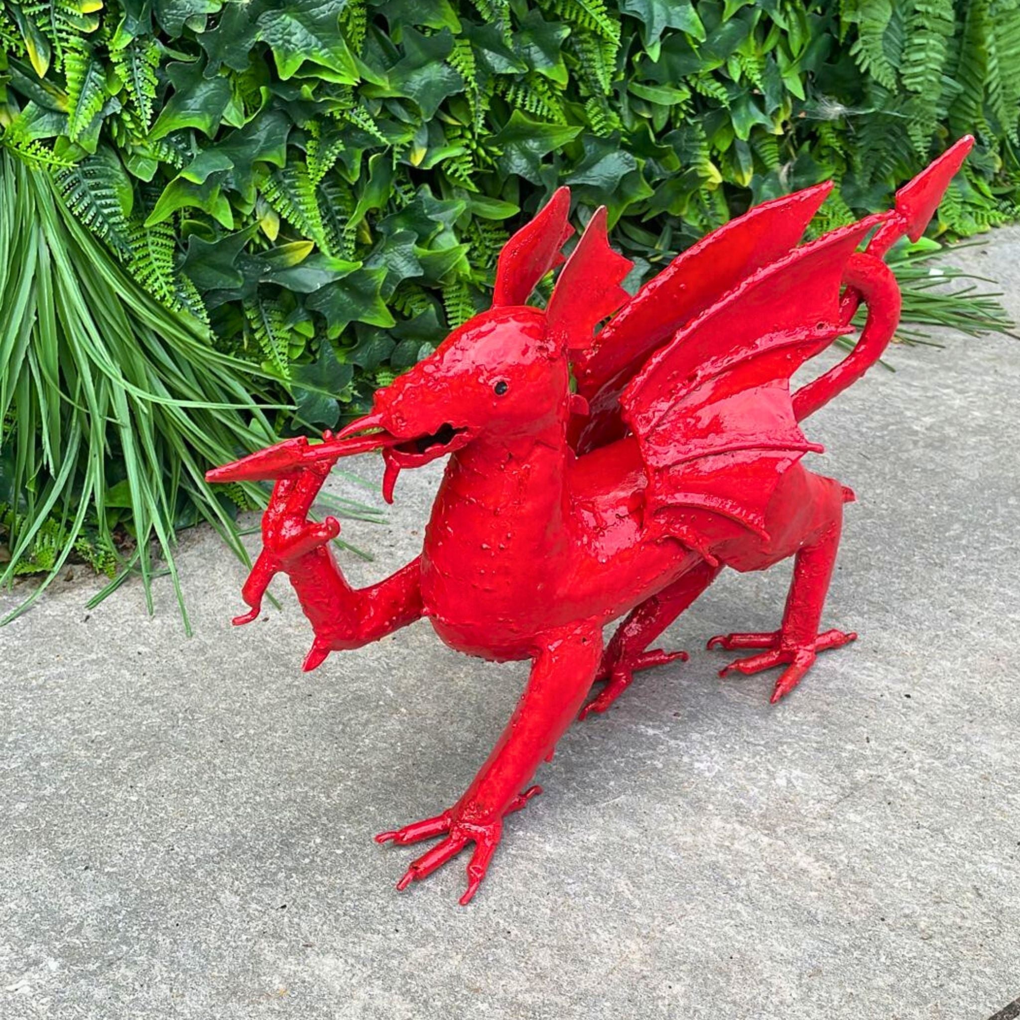 Welsh Dragon Metal Sculpture - Pangea Sculptures