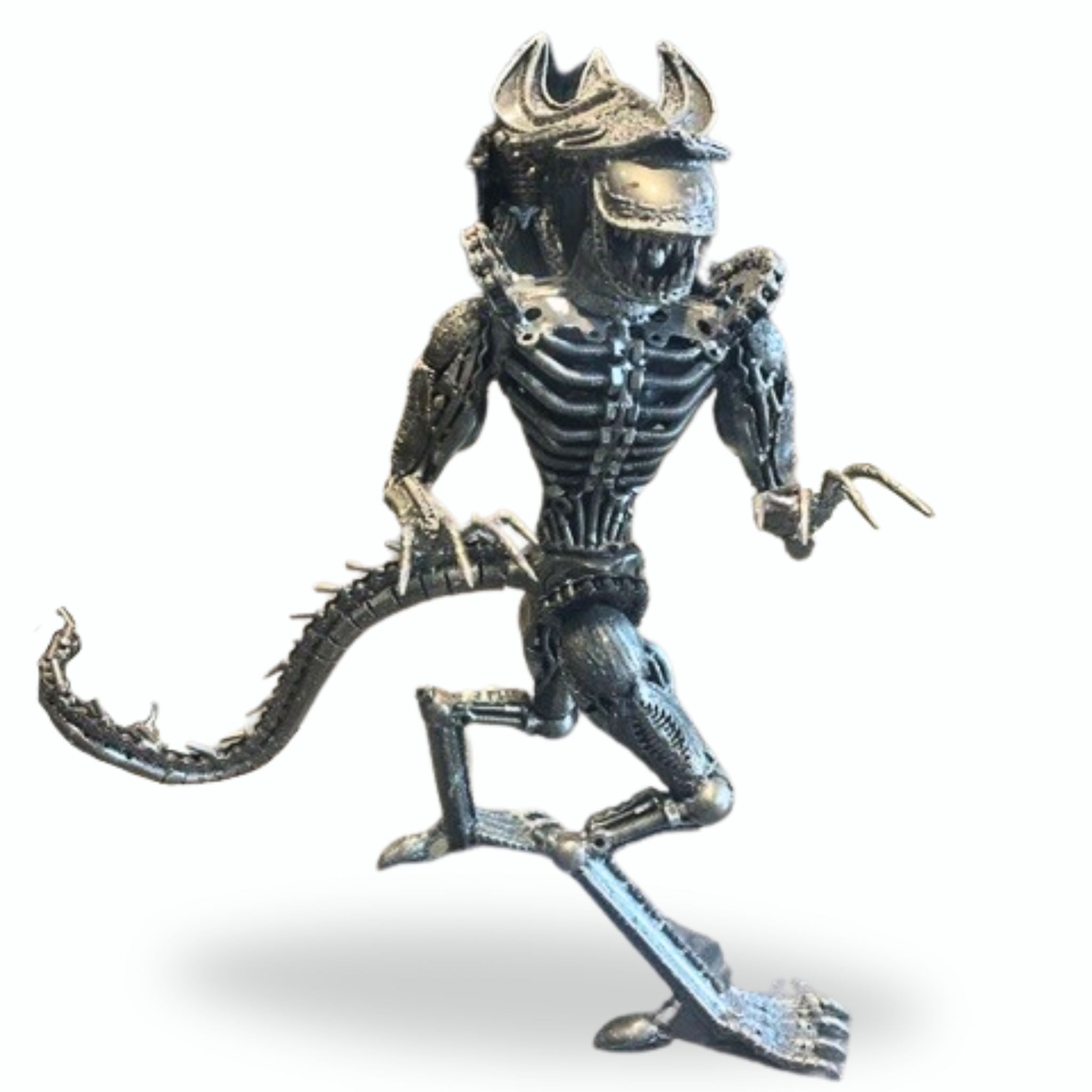 27" Alien Metal Sculpture - Pangea Sculptures