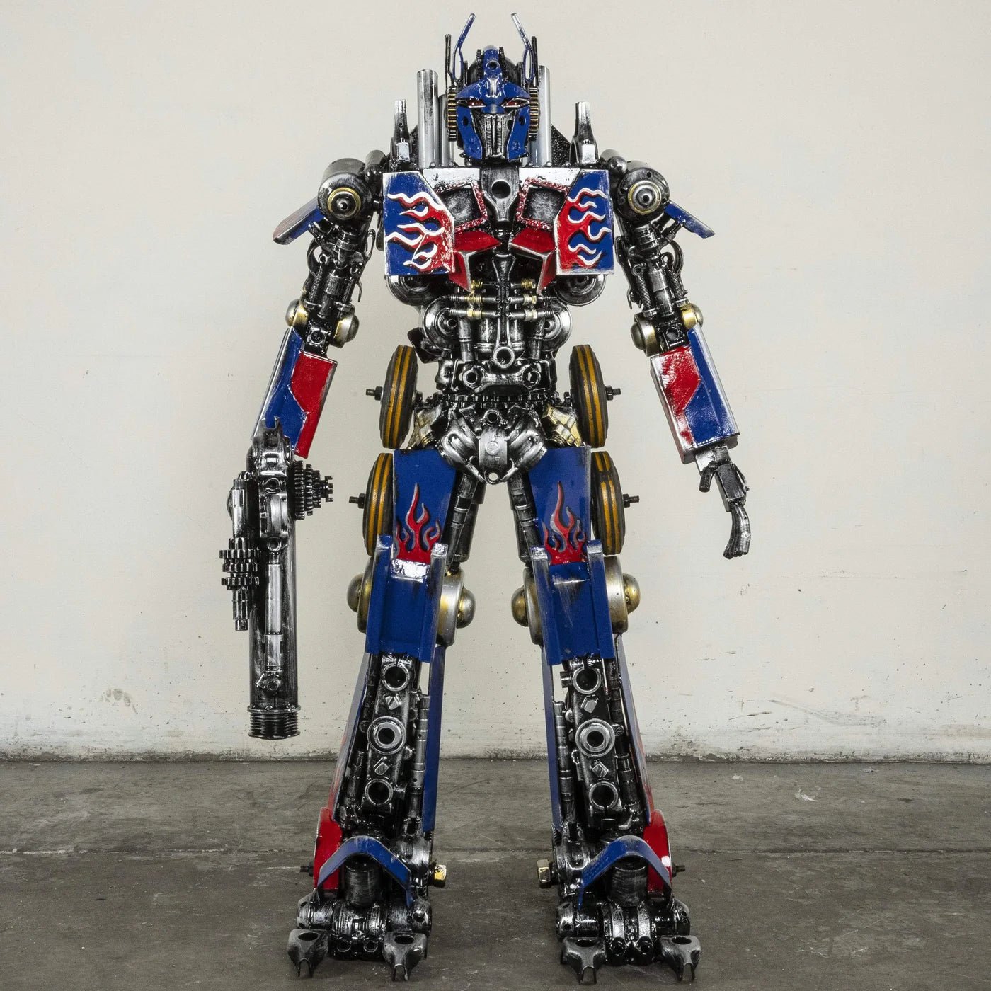 Optimus prime best sale metal toy