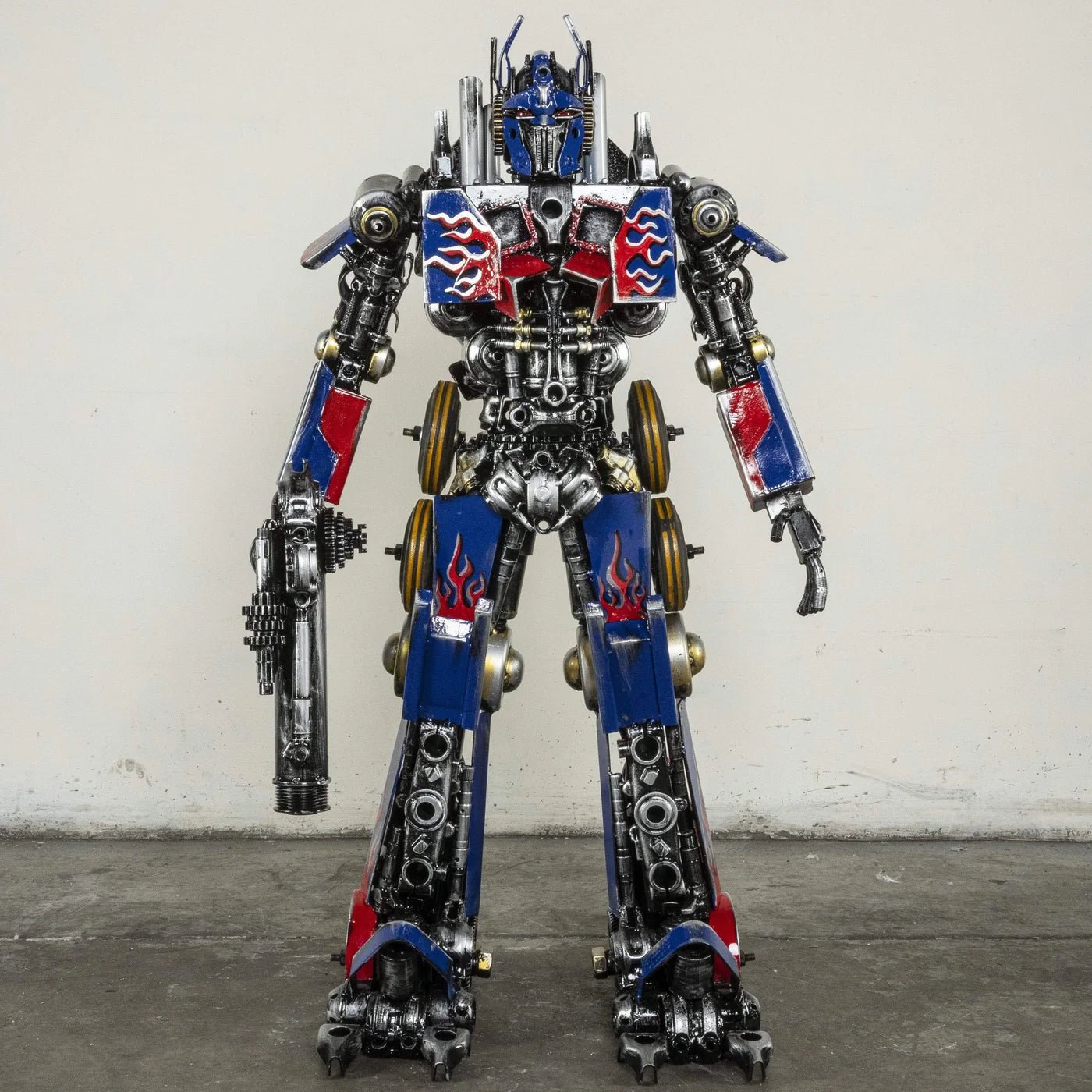 44" Optimus Prime Metal Sculpture - Pangea Sculptures
