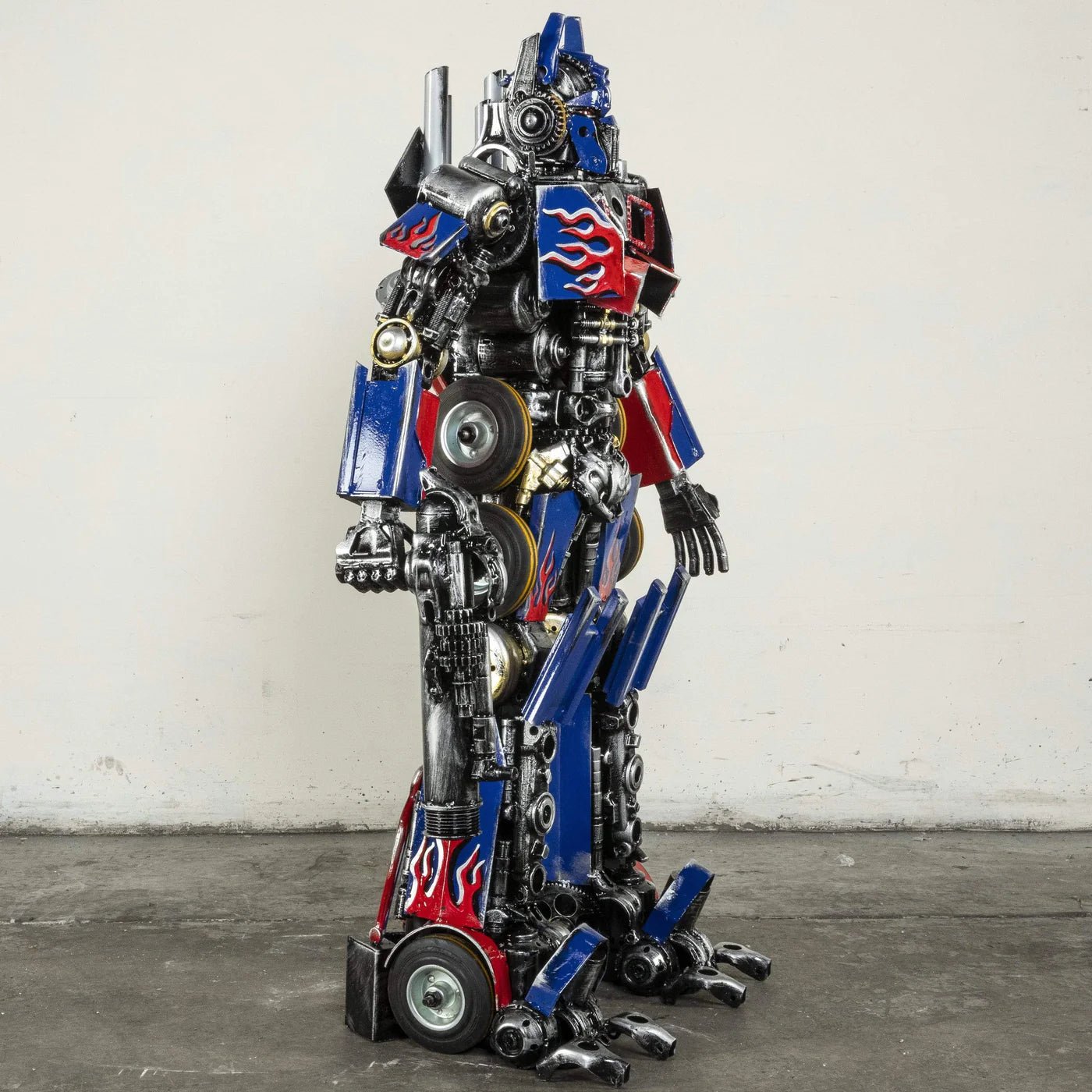 44" Optimus Prime Metal Sculpture - Pangea Sculptures
