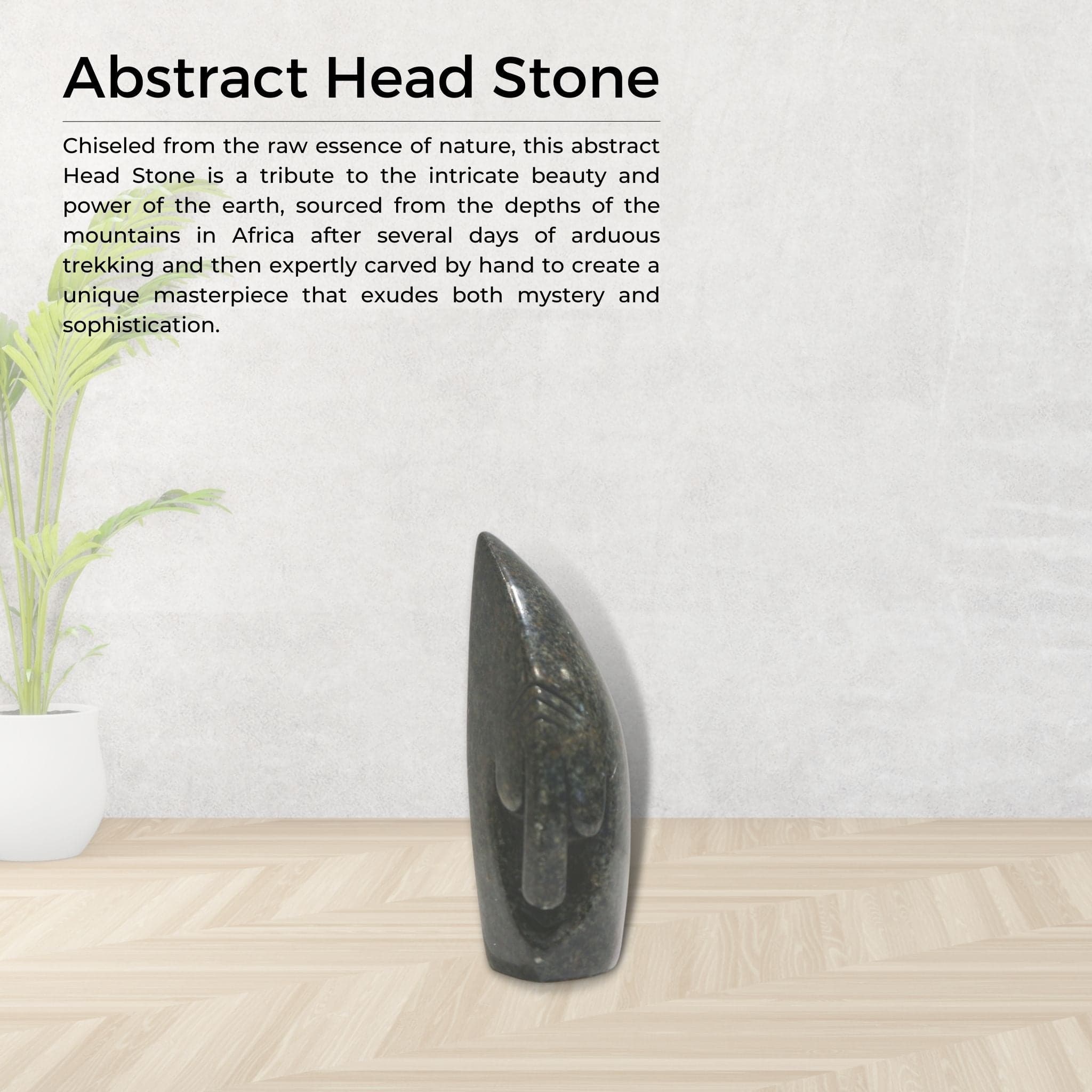 Abstract Head Stone - Pangea Sculptures