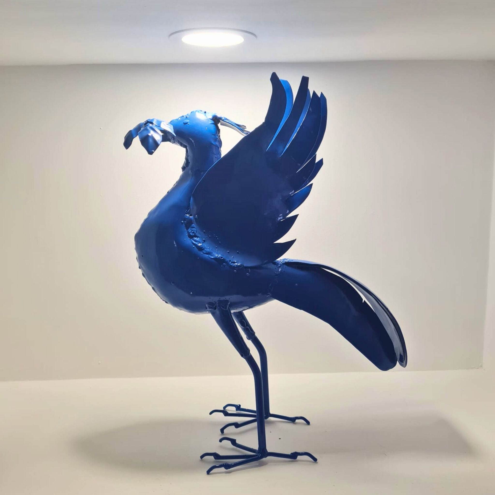 Blue & Red Liver birds | Limited Edition - Pangea Sculptures