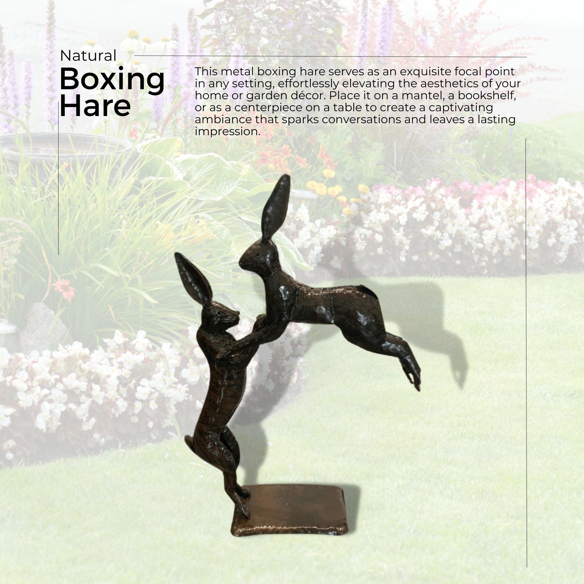 Boxing Hare - Pangea Sculptures