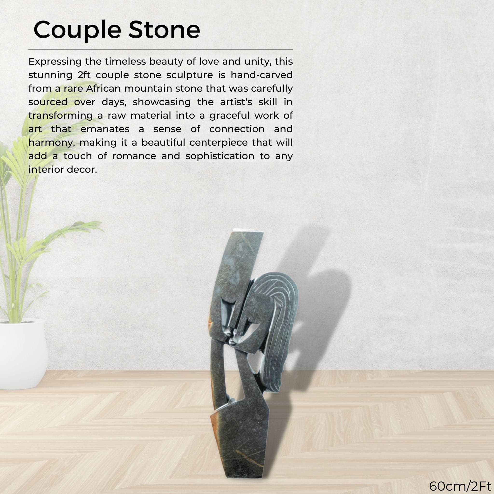 Couple Stone - Pangea Sculptures