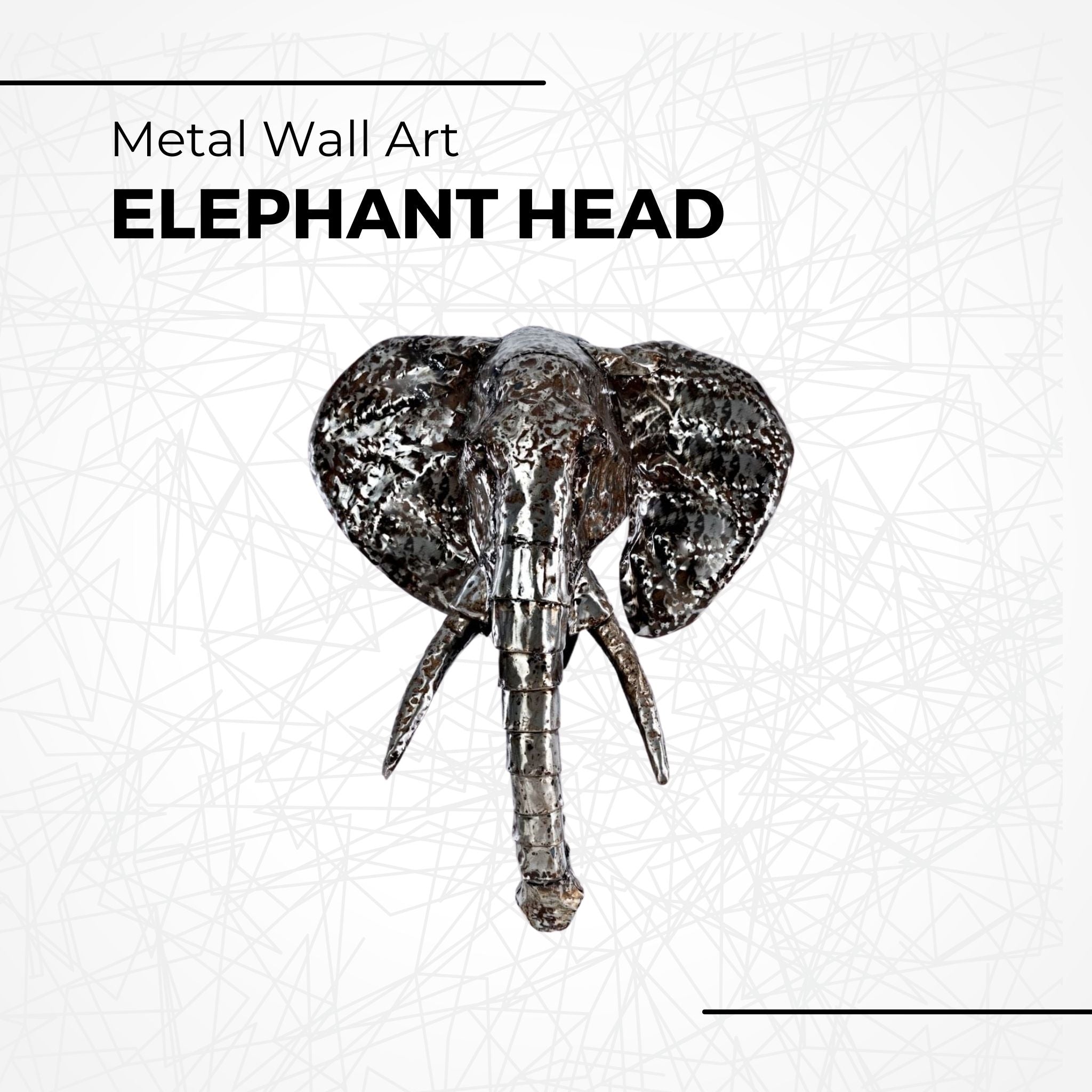 Elephant Head - Pangea Sculptures