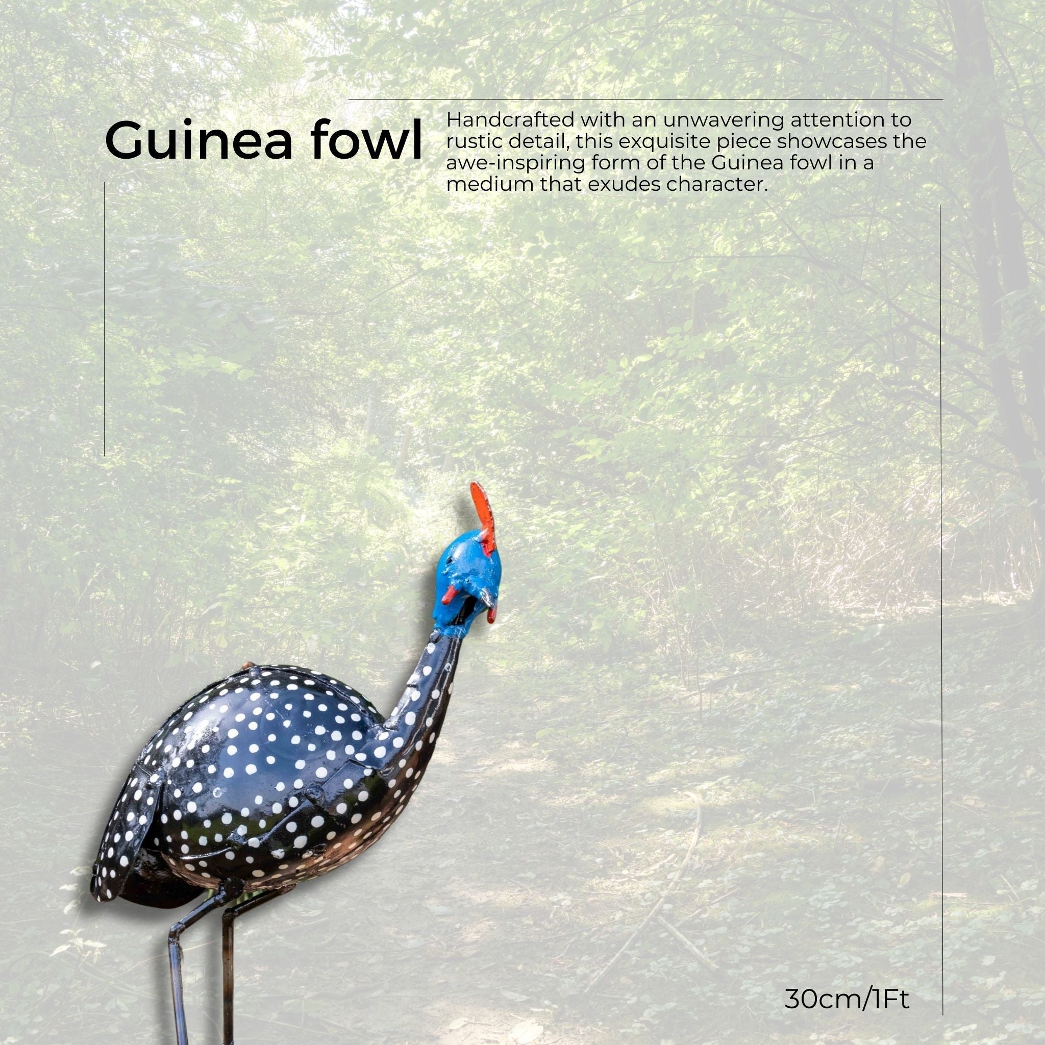 Guinea fowl - Pangea Sculptures