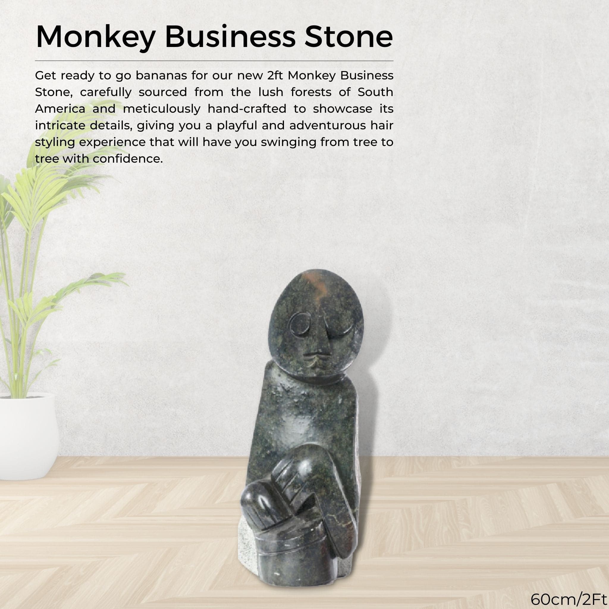 Monkey Business Stone - Pangea Sculptures