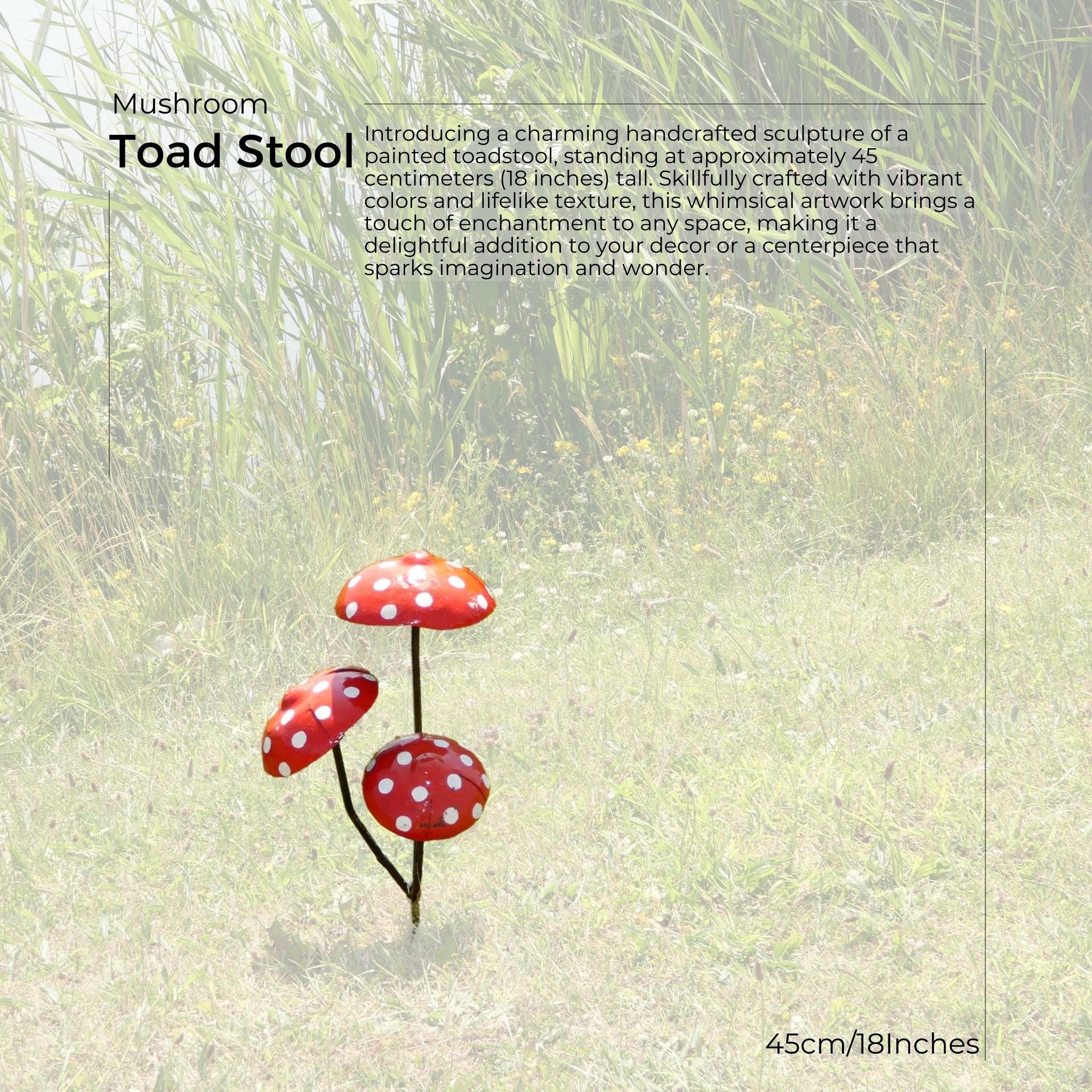 Mushroom / Toad Stool - Pangea Sculptures