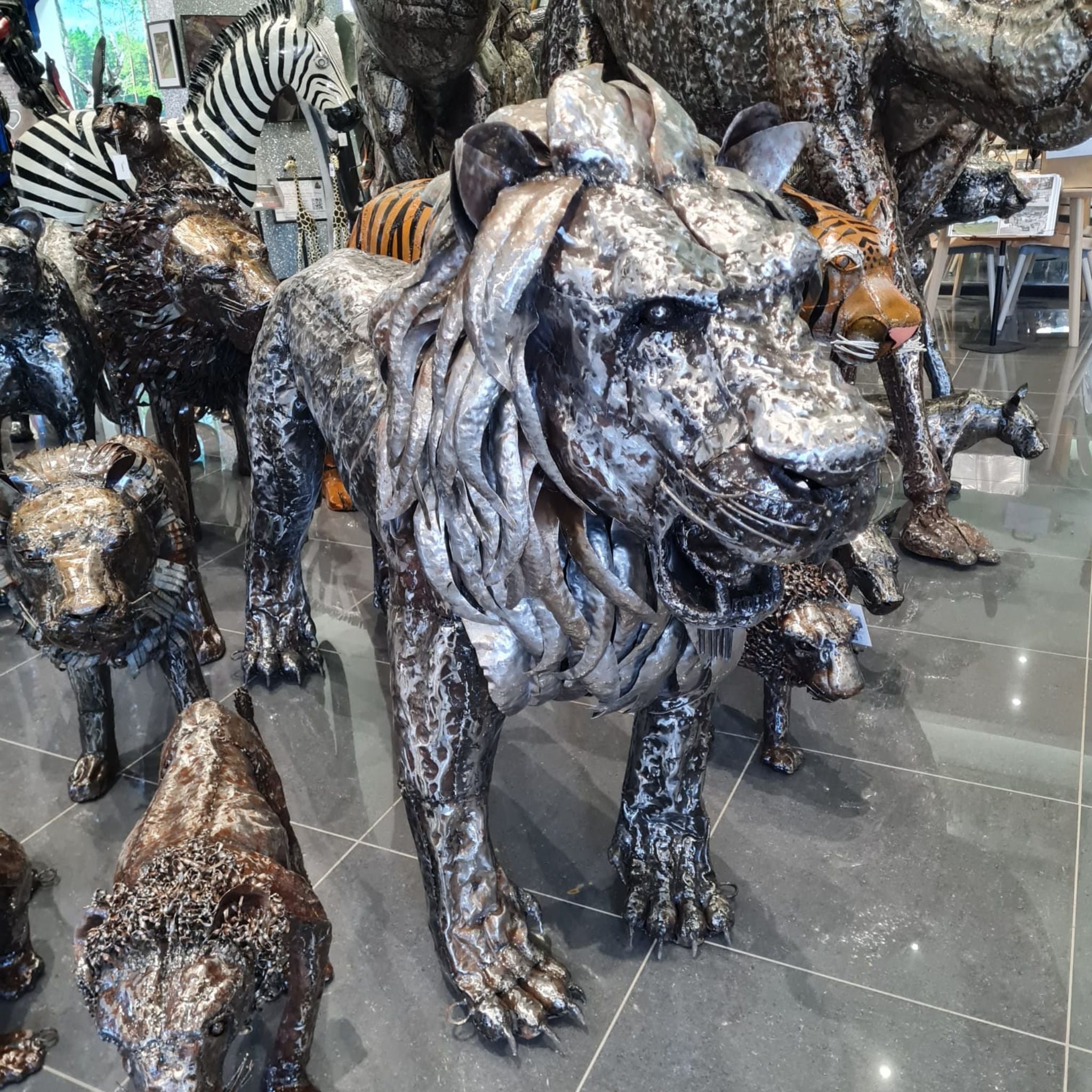 Natural Lions - Pangea Sculptures