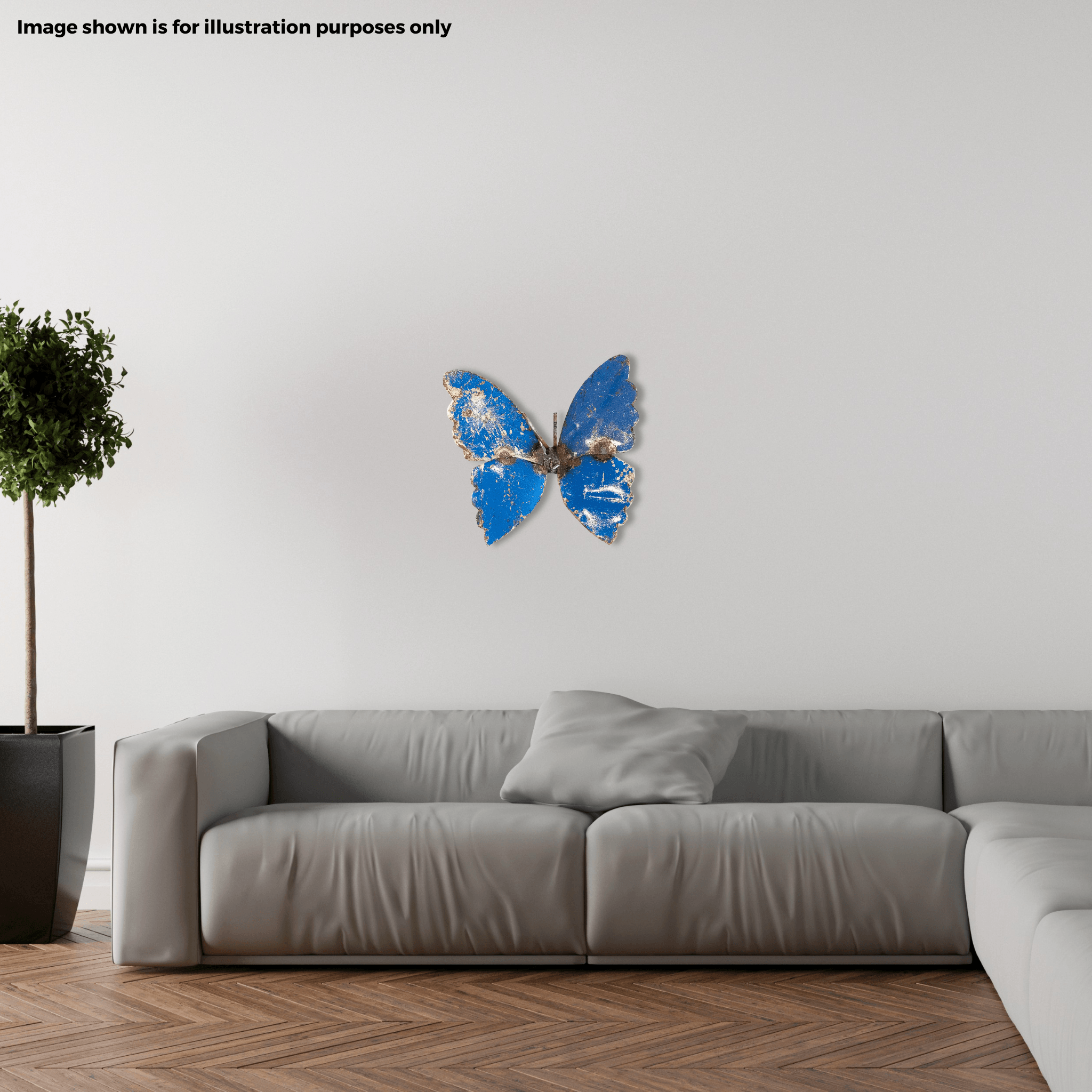 Painted Butterfly - Pangea Sculptures