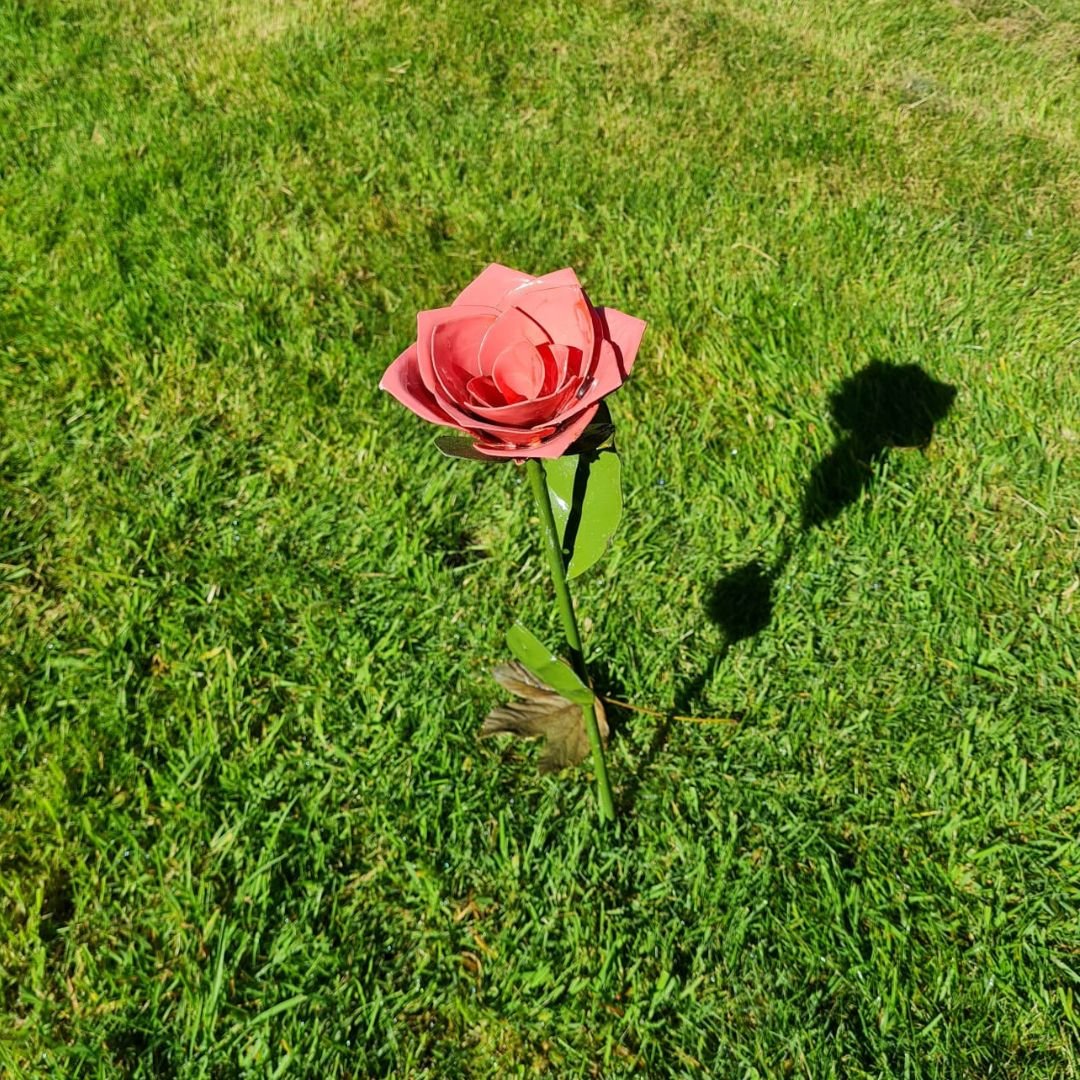 Pink Rose - Pangea Sculptures