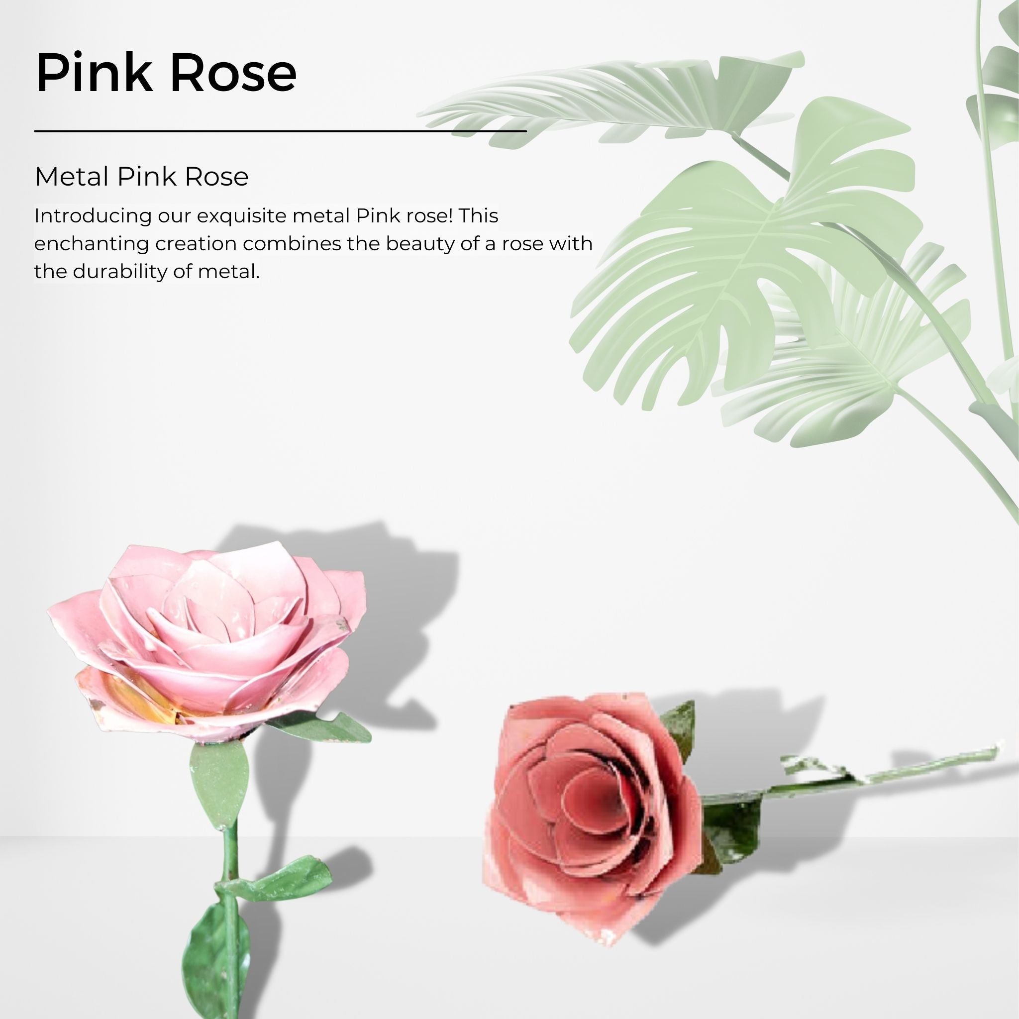 Pink Rose - Pangea Sculptures