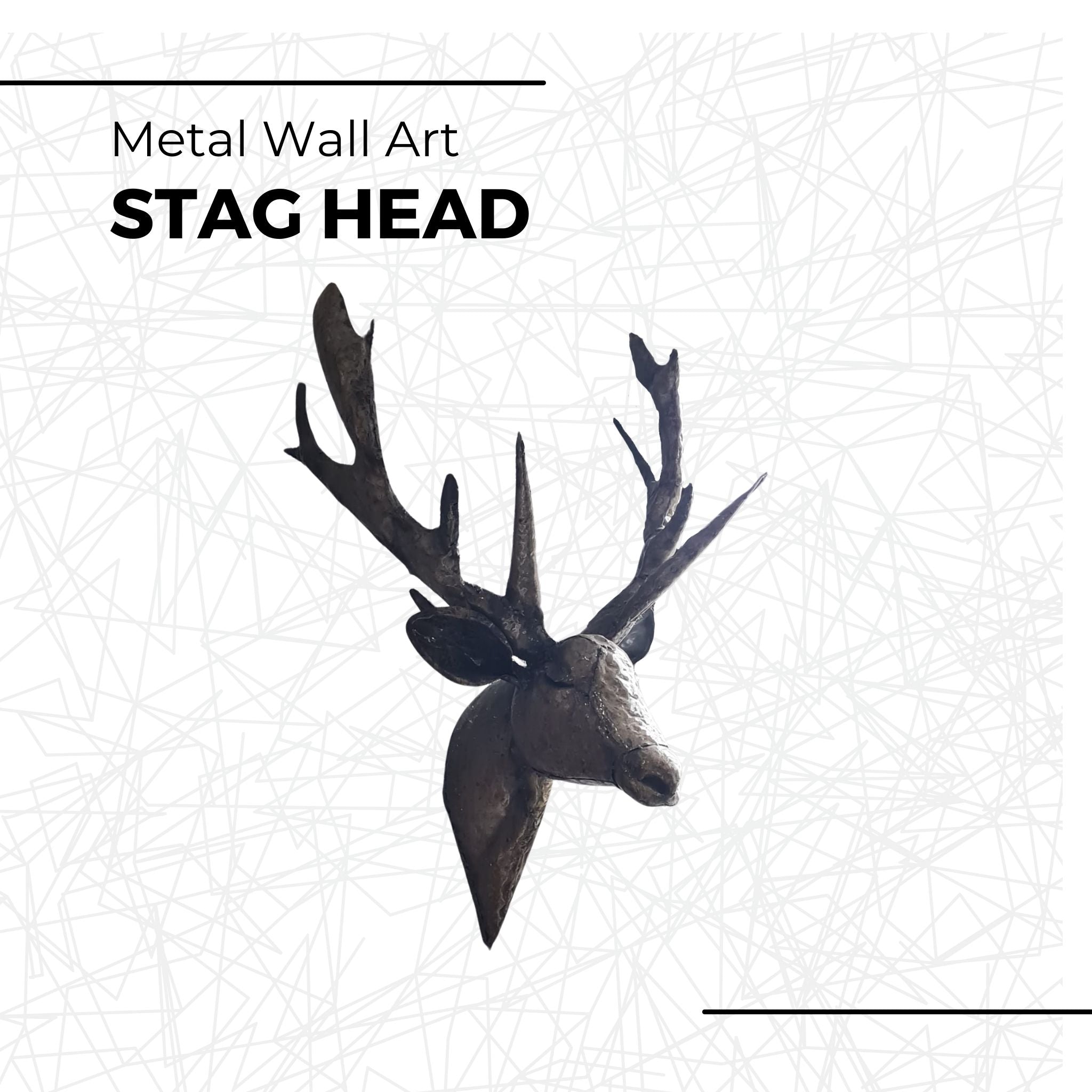 Stag Head - Pangea Sculptures
