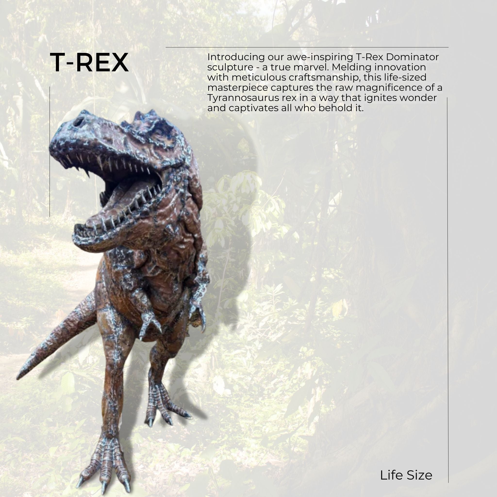 T-Rex - Pangea Sculptures