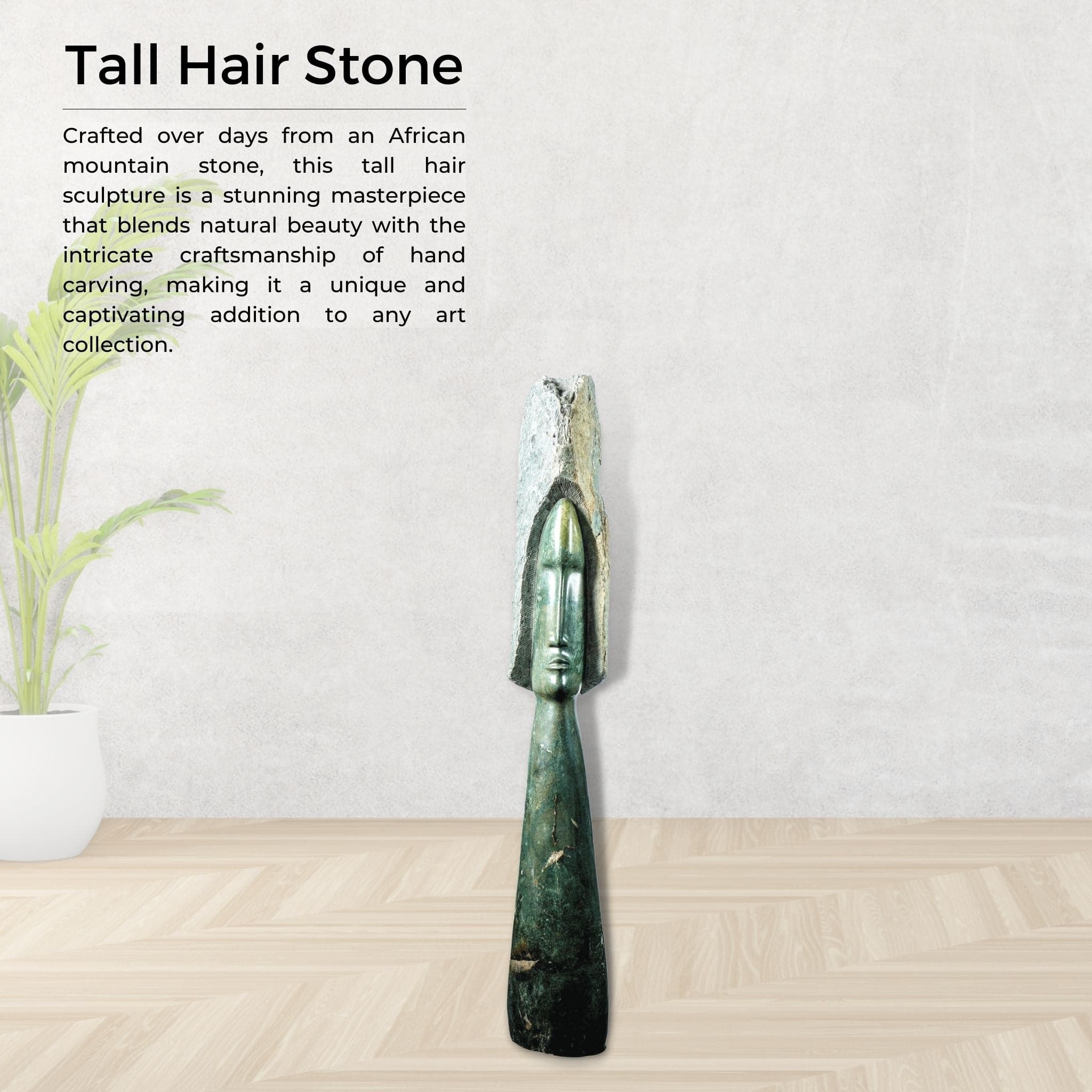 Tall Hair Stone - Pangea Sculptures