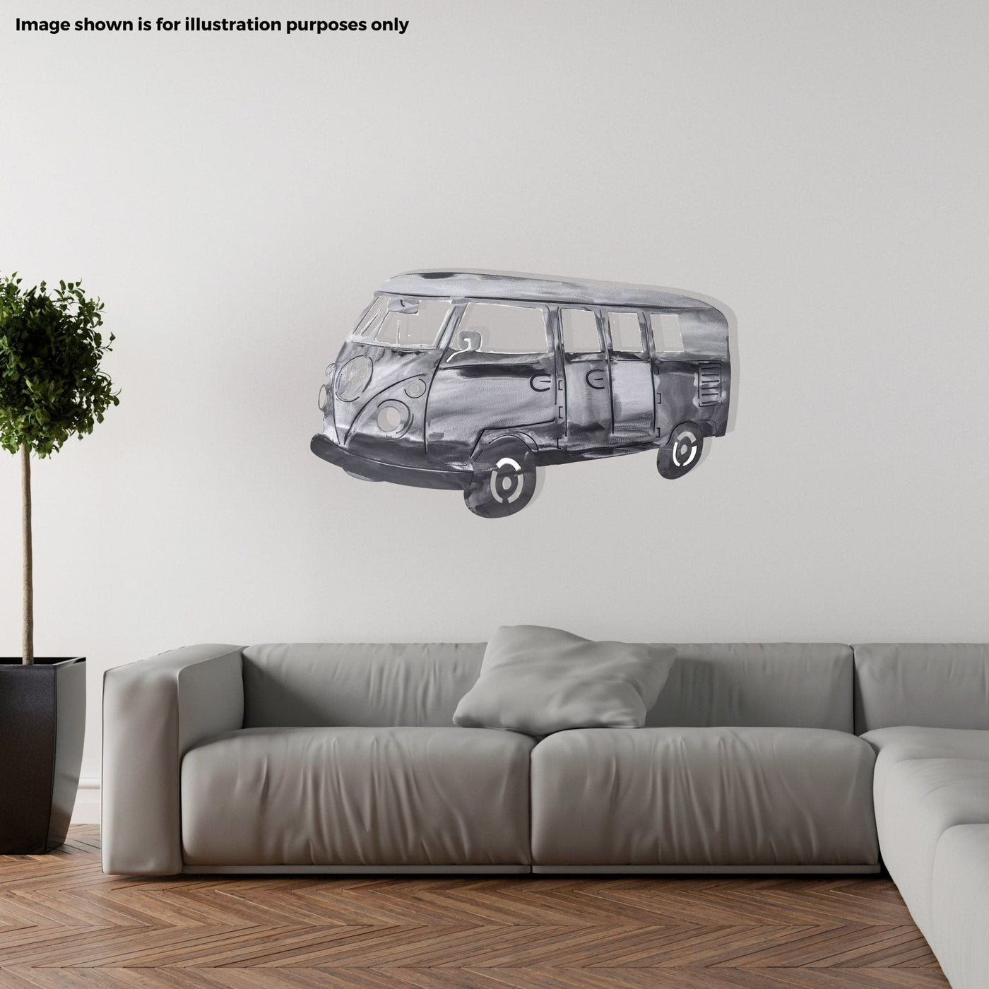 Volkswagen Kombi Metal Sculpture