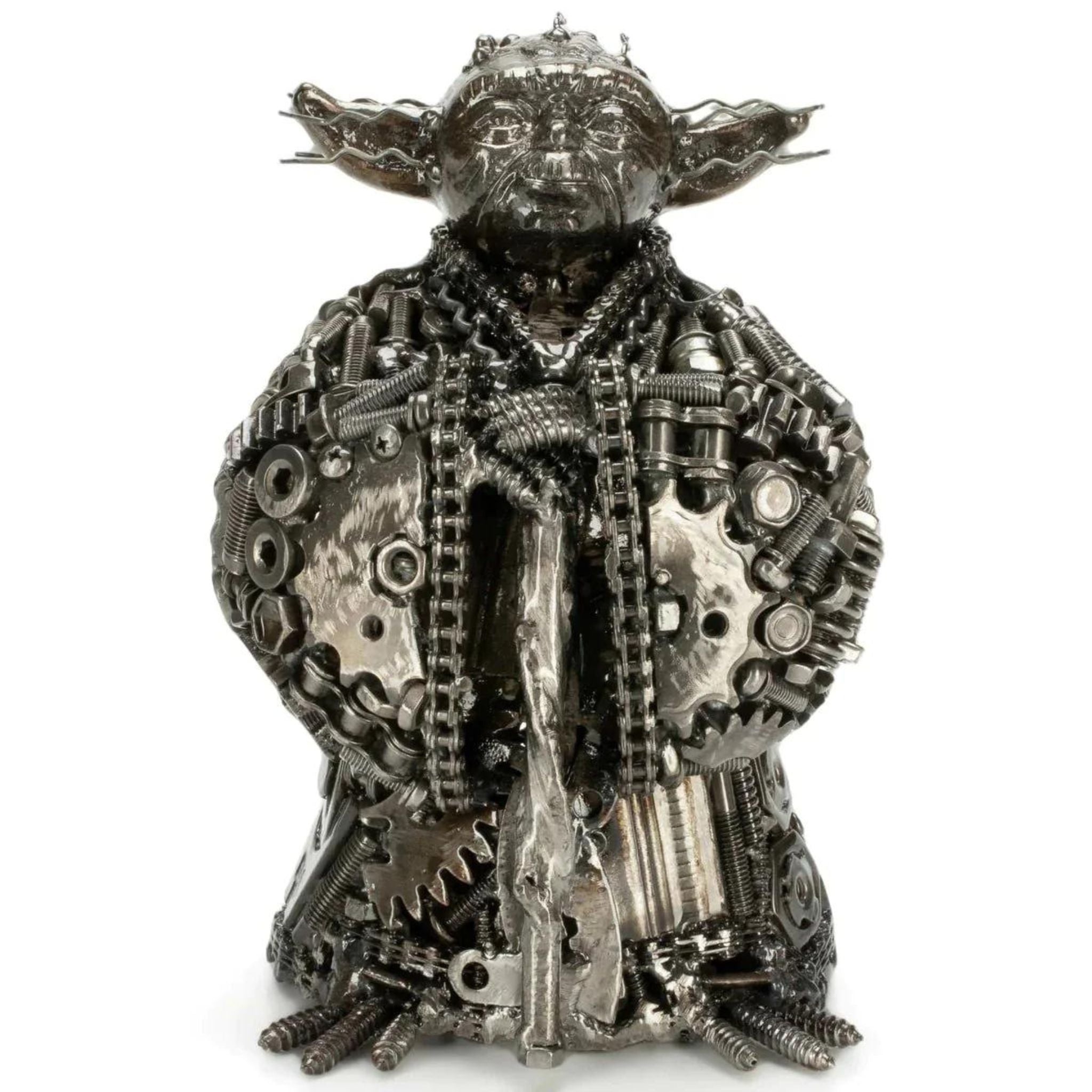 Yoda Metal Sculpture - Pangea Sculptures